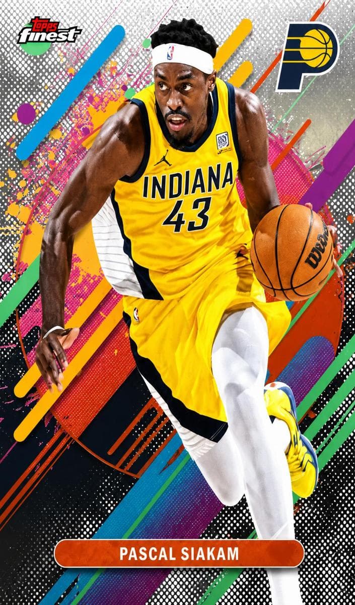 Pascal Siakam 2025 topps Topps Finest