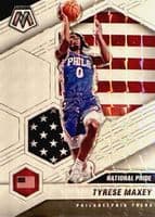 Tyrese Maxey 2020 panini Mosaic National Pride