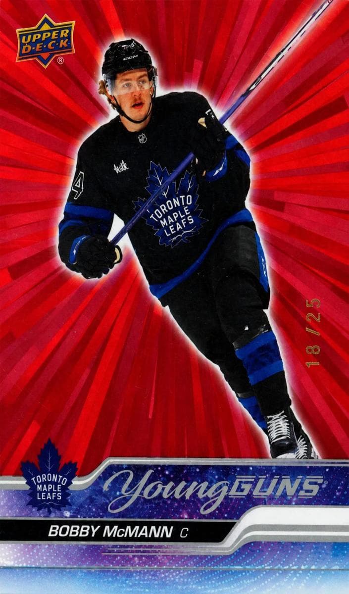Bobby McMann 2023 Upper Deck rookie card