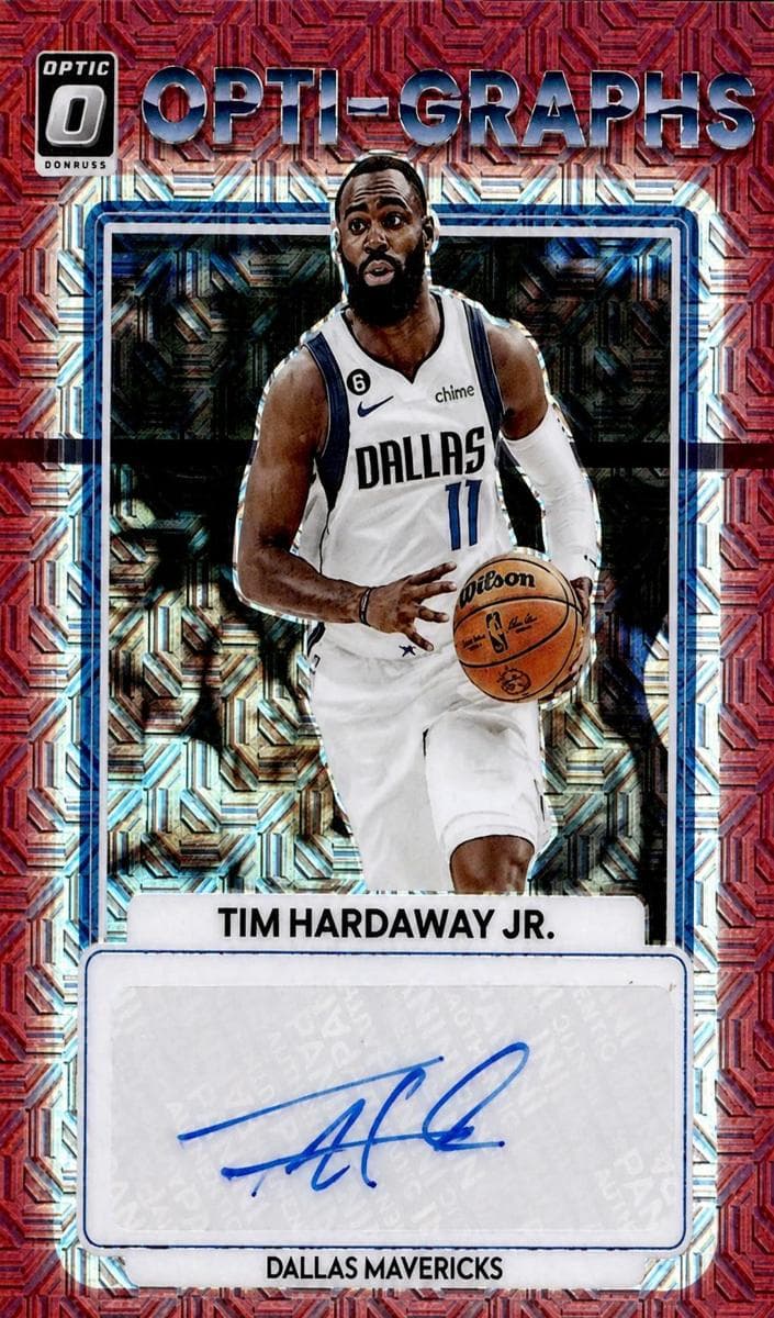 Tim Hardaway Jr. 2022 panini Optic Opti-graphs Basketball Choice
