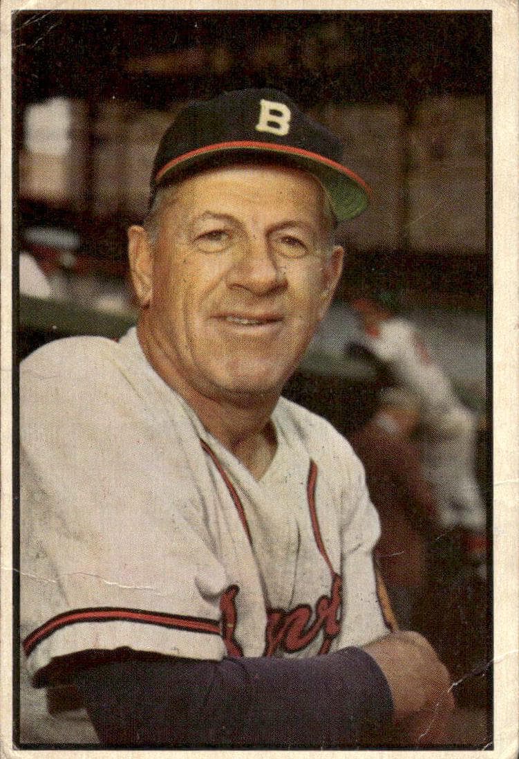 Charlie Grimm 1953 bowman Bowman Color