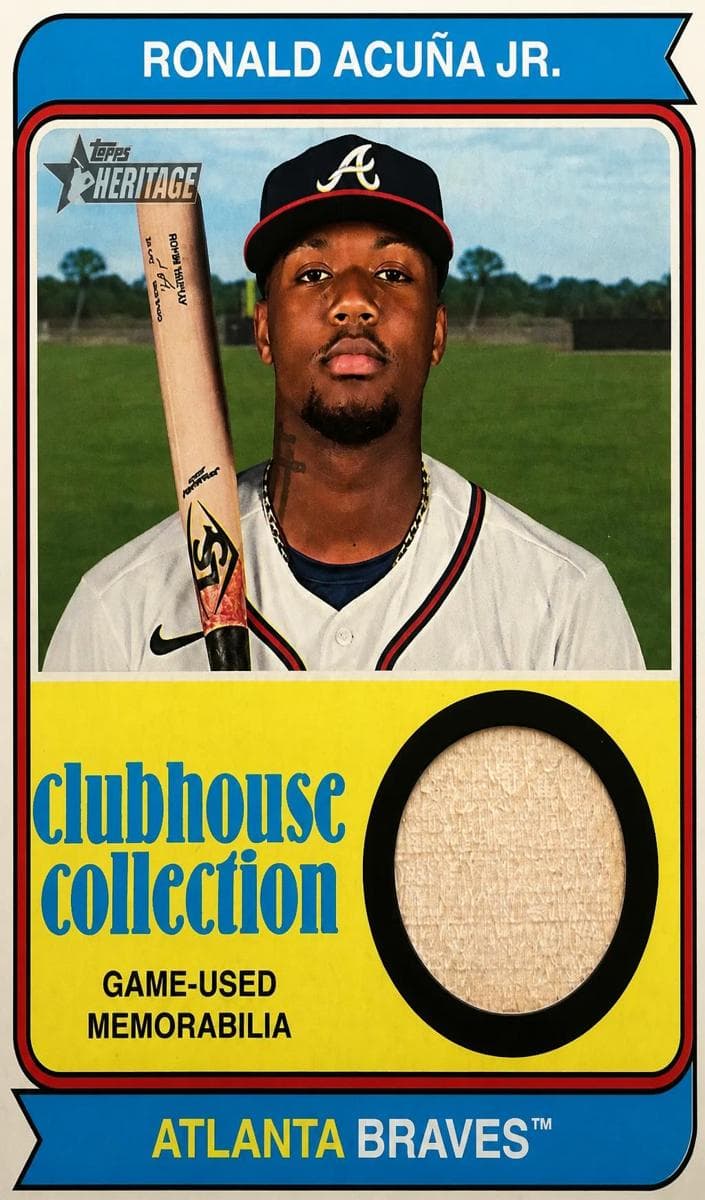 Ronald Acuna Jr. 2023 topps Topps Heritage