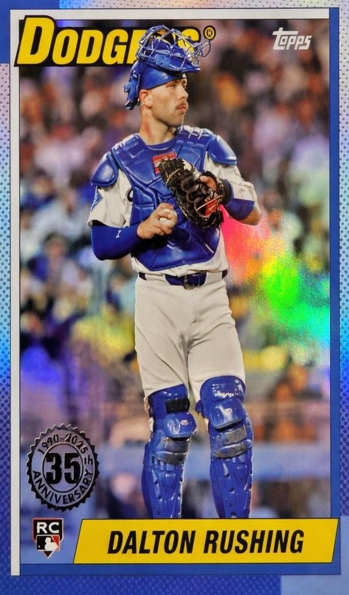 Dalton Rushing 2025 topps Update 1990 Topps