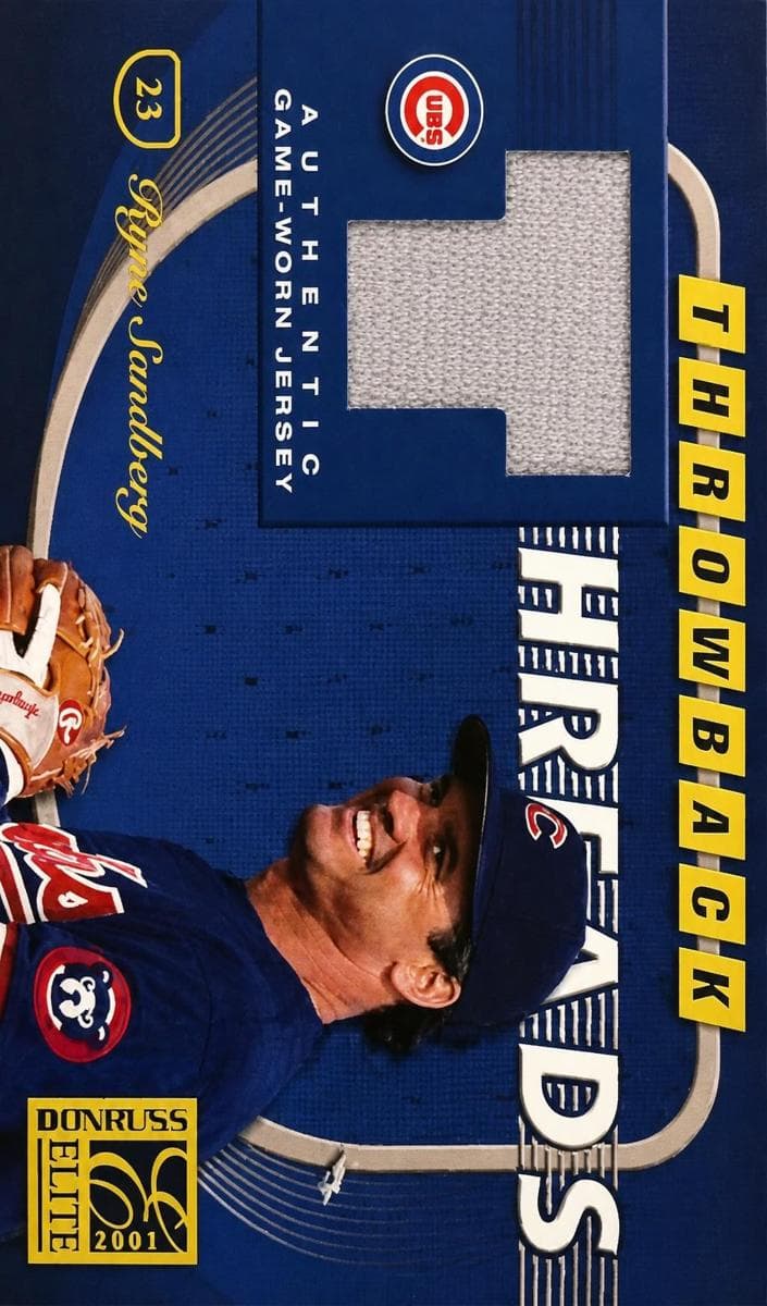 Ryne Sandberg 2001 panini
