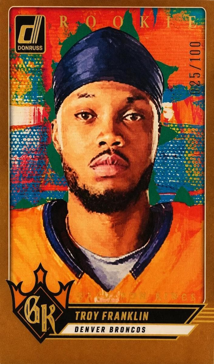 Troy Franklin 2024 panini Donruss