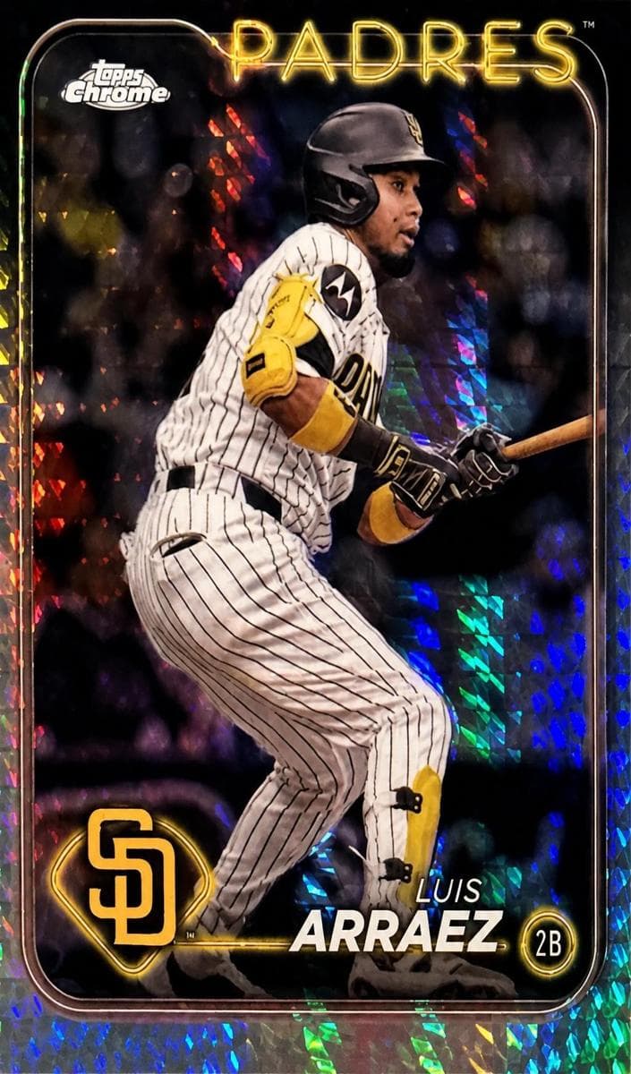 Luis Arraez 2024 topps Topps Chrome Update