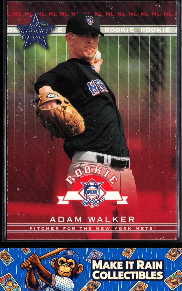 Adam Walker 2002 leaf Rookies And Stars