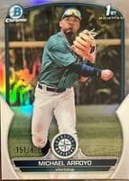 Michael Arroyo 2023 bowman Bowman Chrome Prospects - Refractor (1st)