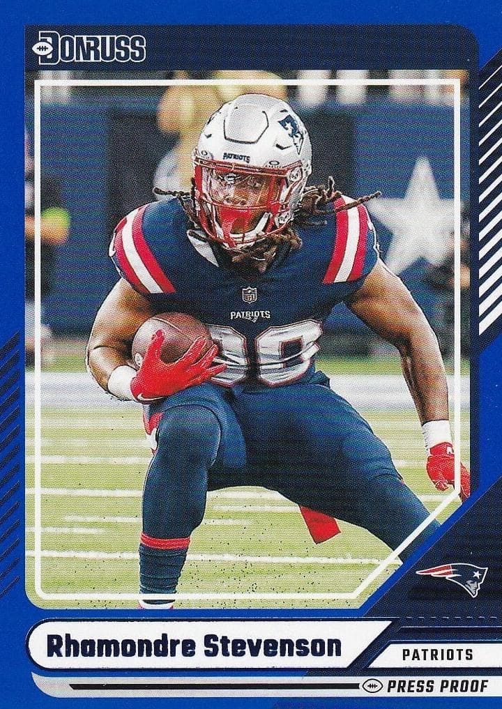 Rhamondre Stevenson 2024 panini Donruss