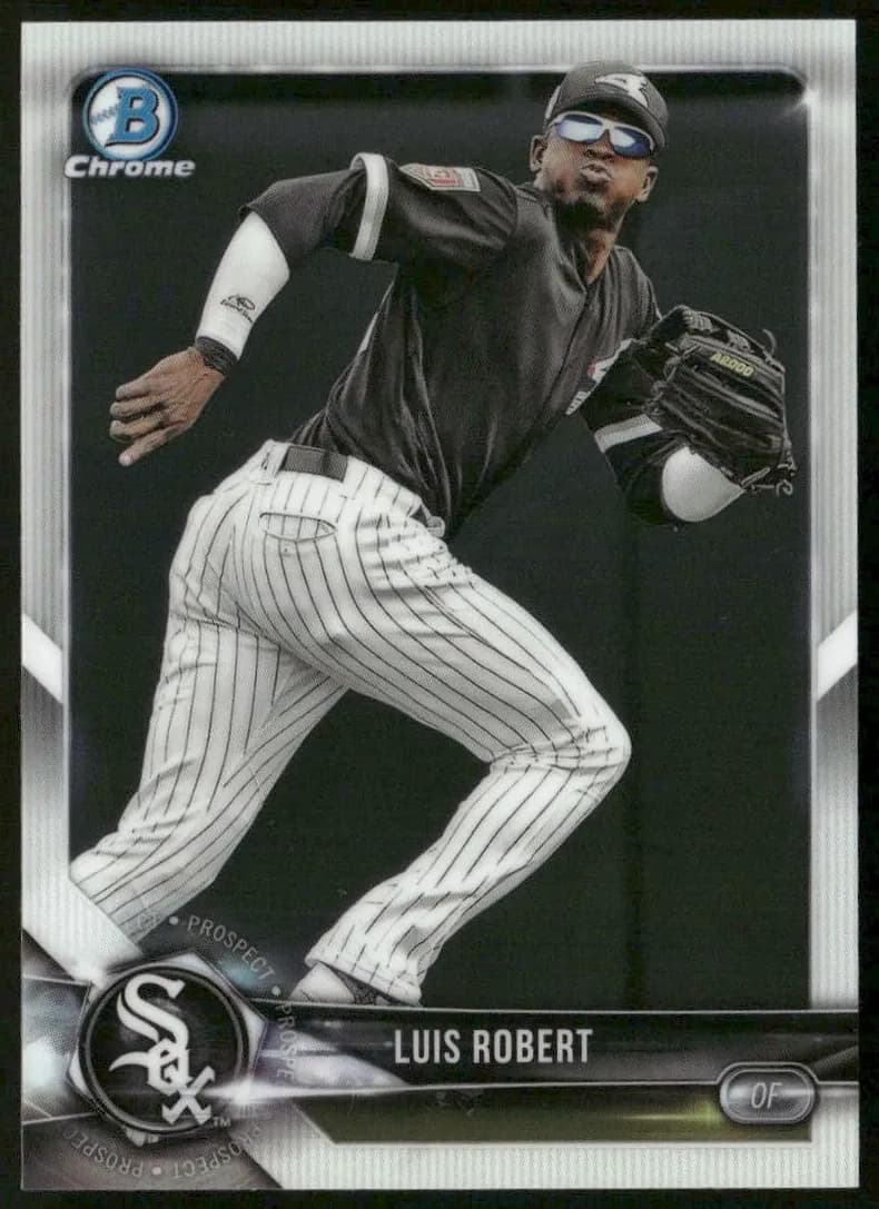 Luis Robert 2018 bowman Chrome Draft