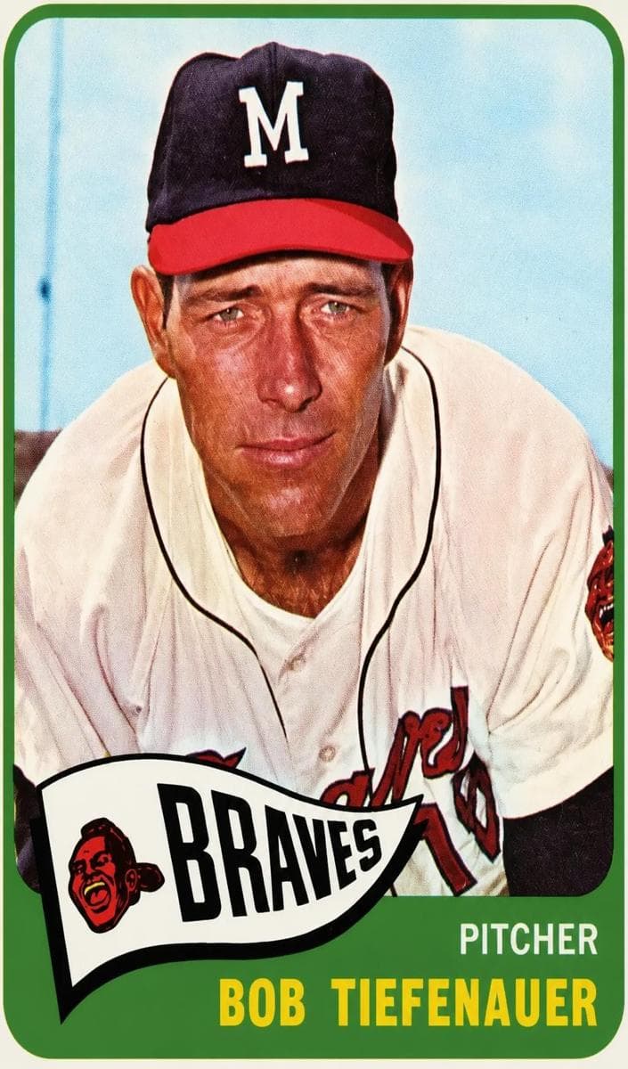 Bob Tiefenauer 1965 topps O-Pee-Chee