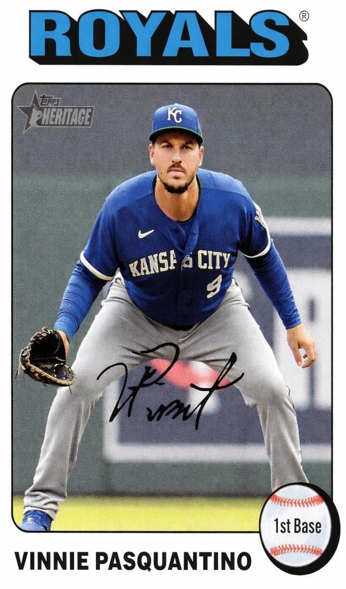 Vinnie Pasquantino 2024 topps Topps Heritage