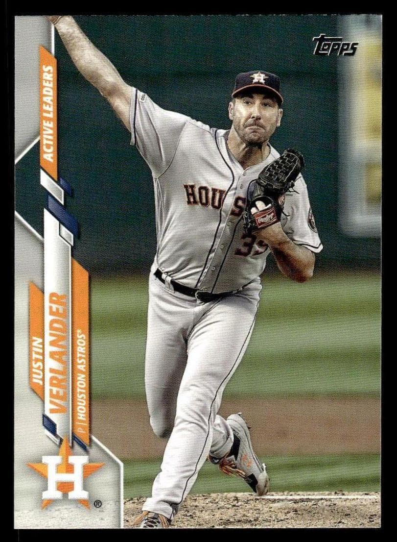 Justin Verlander 2020 topps Topps Update