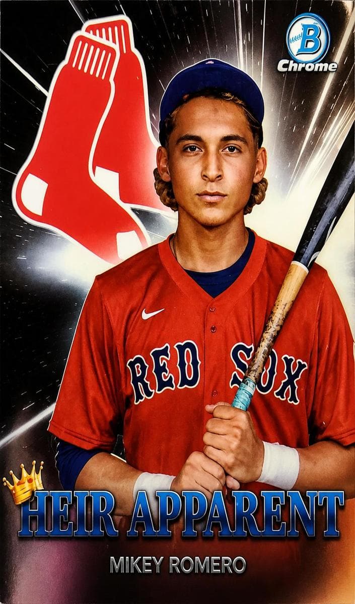 Mikey Romero 2022 bowman Bowman Draft