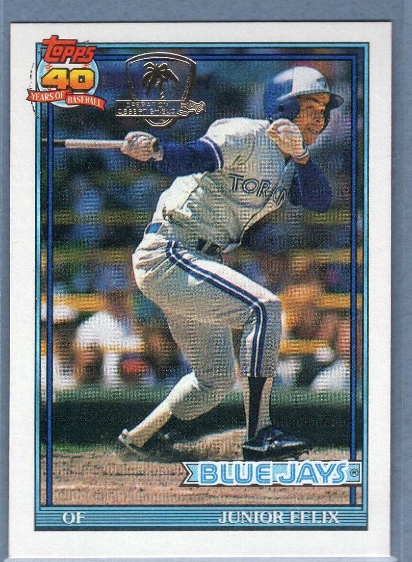 Junior Felix 1991 topps Topps