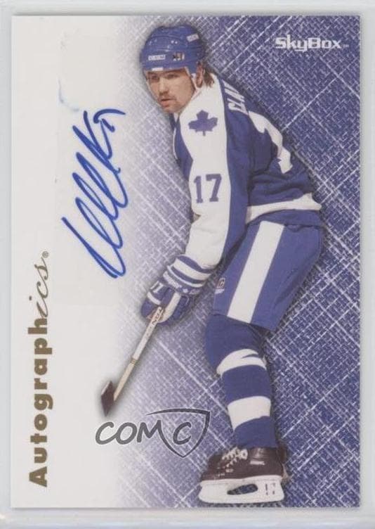 Wendel Clark 2012 fleer Retro 1996-97 Skybox Autographics