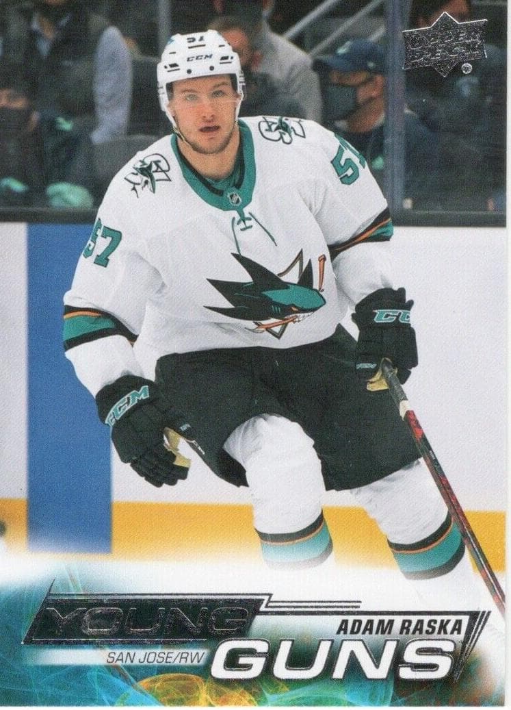 Adam Raska trading card
