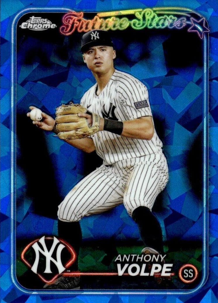 Anthony Volpe 2024 topps Topps Chrome Sapphire Edition