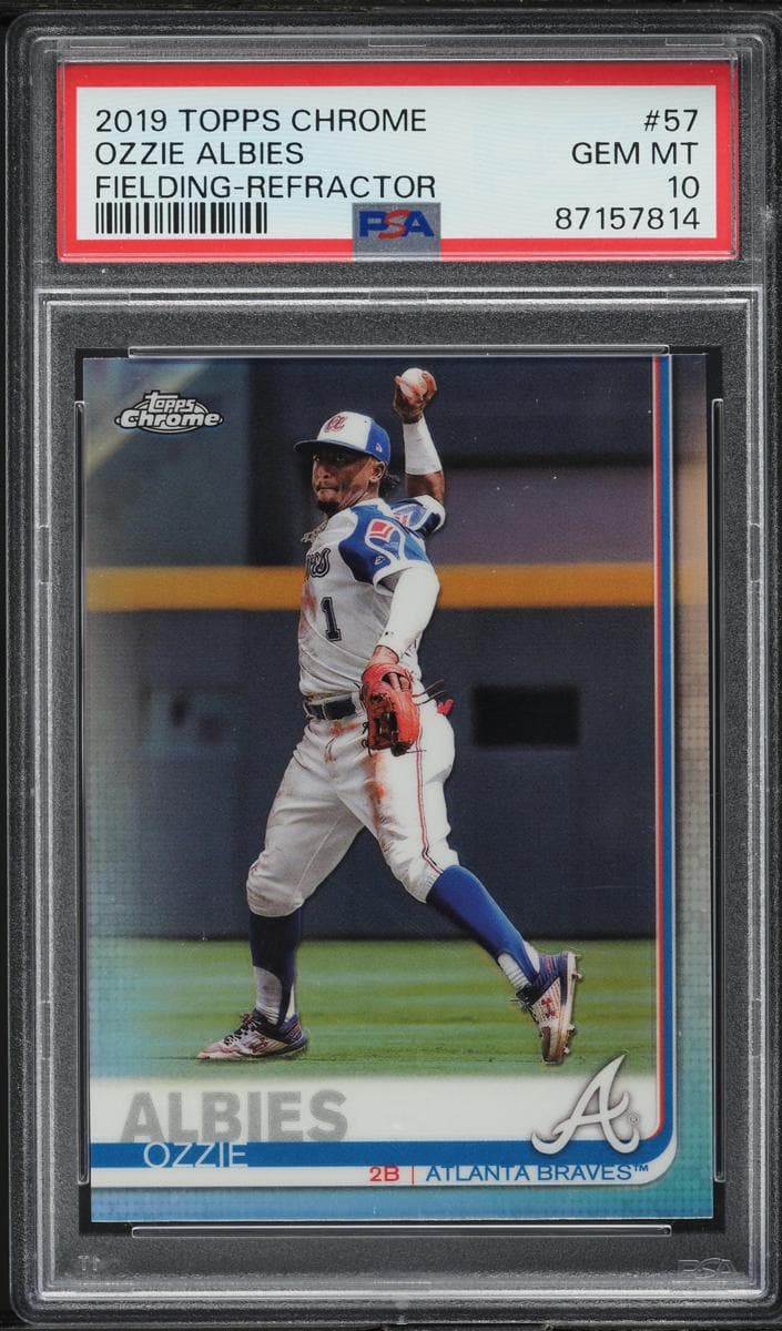 Ozzie Albies 2019 topps Topps Chrome