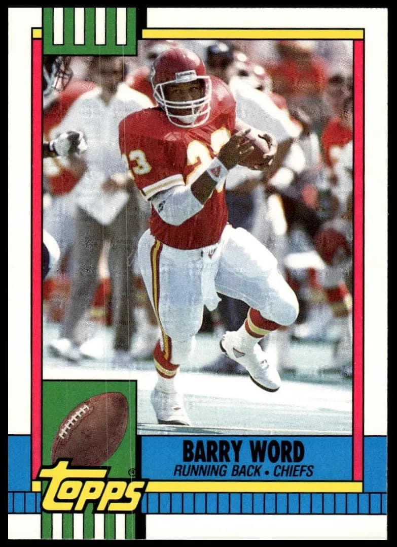 Barry Word 1990 topps