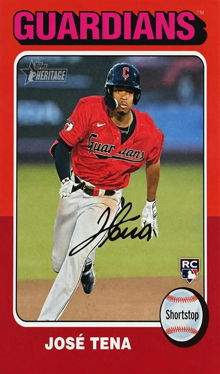 José Tena trading card