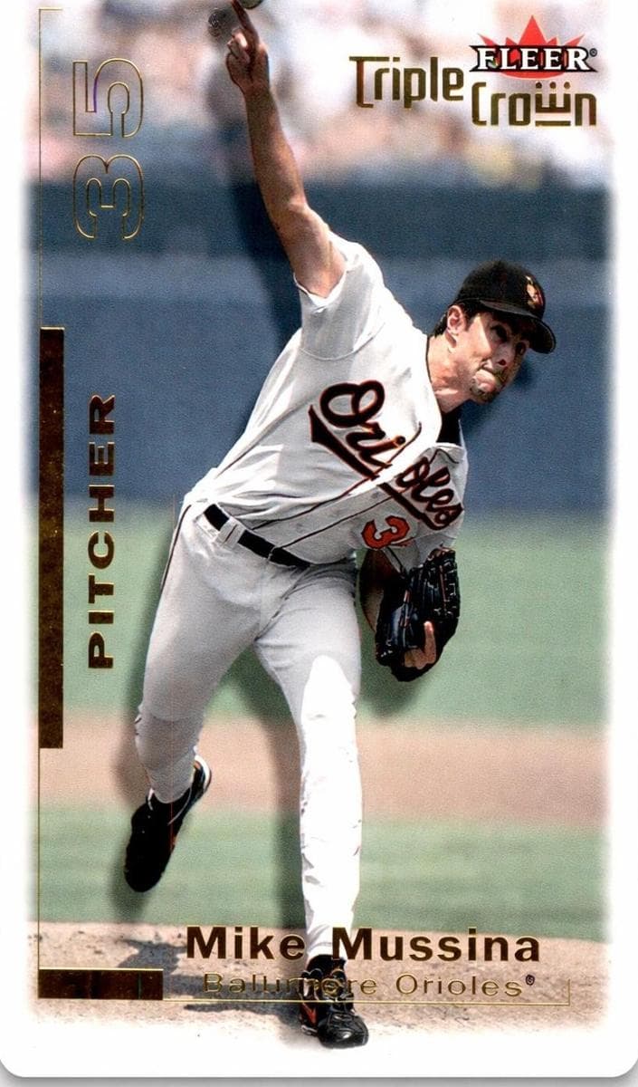 Mike Mussina 2001 fleer Fleer Triple Crown