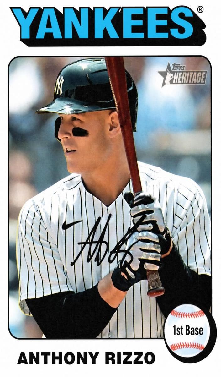 Anthony Rizzo 2024 topps Topps Heritage