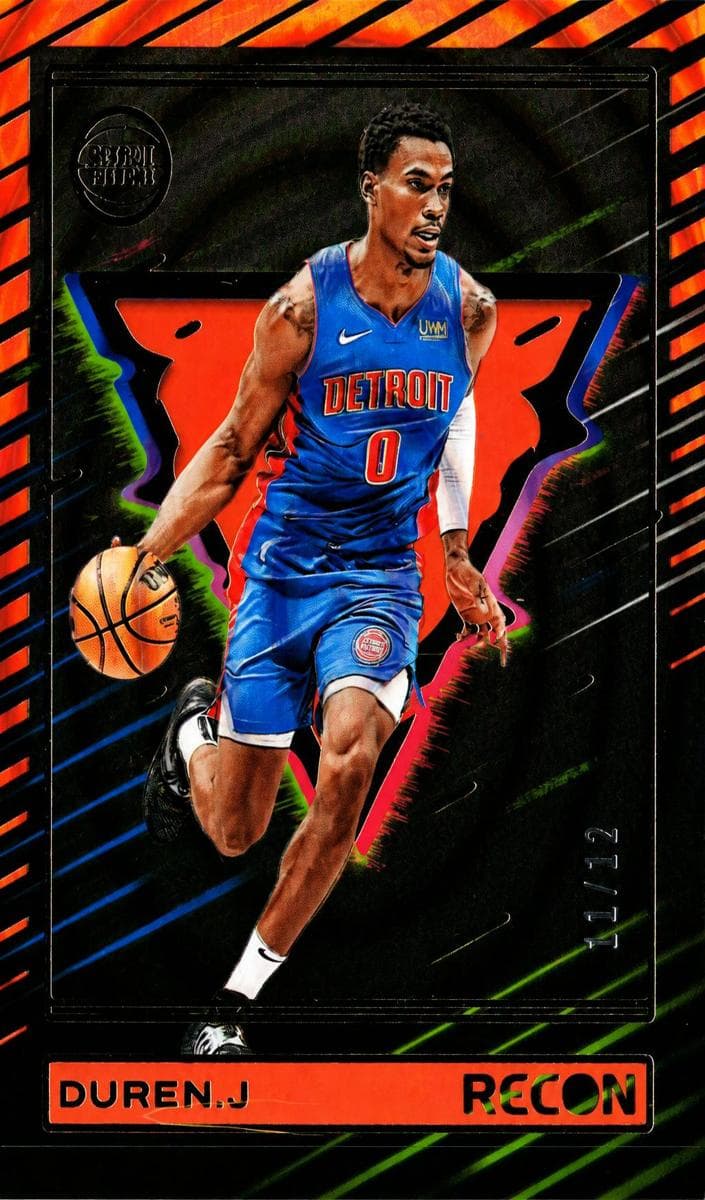 Jalen Duren 2023 panini Panini Recon