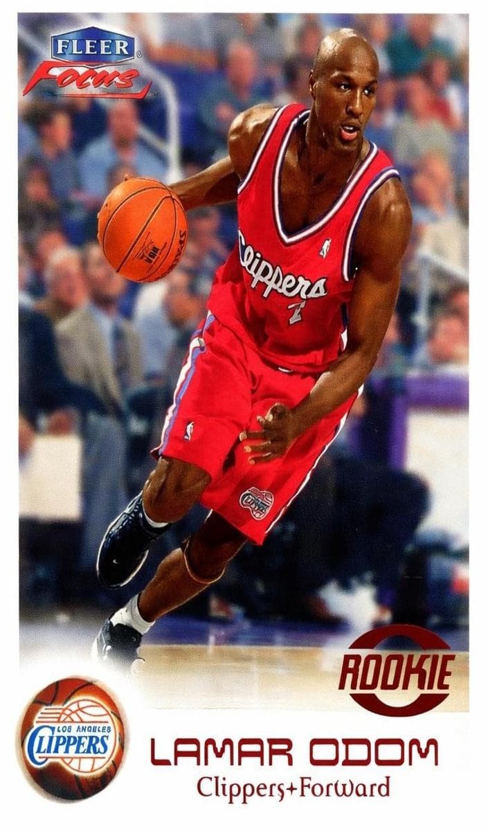 Lamar Odom 1999 fleer Focus