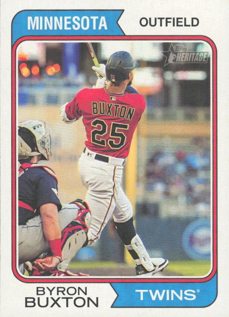 Byron Buxton 2023 topps Topps Heritage