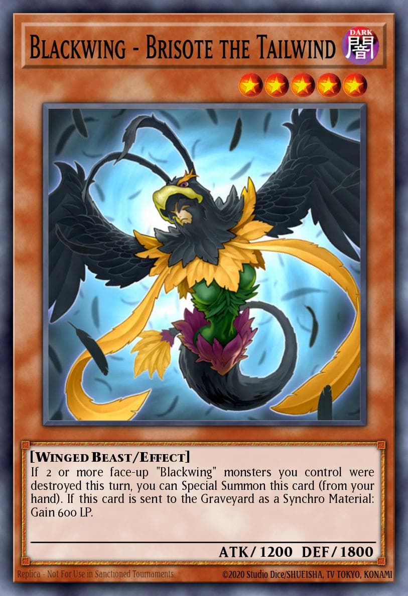 Blackwing - Brisote the Tailwind 2014 Yu-Gi-Oh! Legendary Collection 5D's Mega Pack