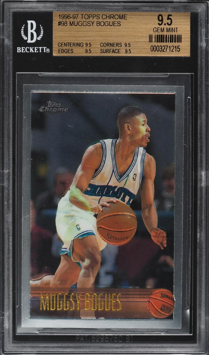 Muggsy Bogues 1996 topps Chrome