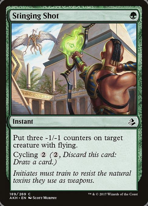 Stinging Shot 2017 Magic: The Gathering Amonkhet