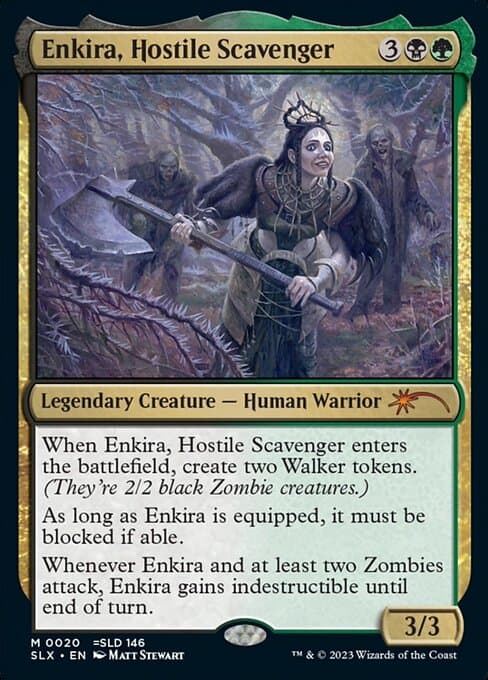 Enkira, Hostile Scavenger 2022 Magic: The Gathering Universes Within