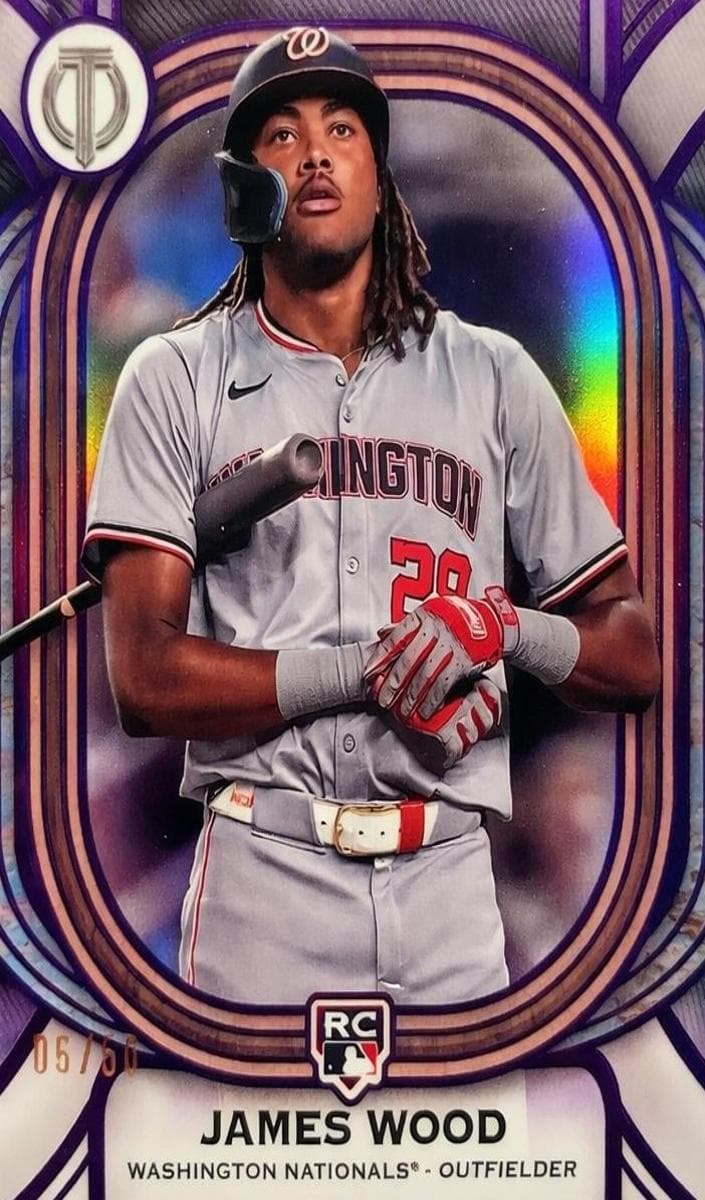 James Wood 2025 topps Topps Tribute