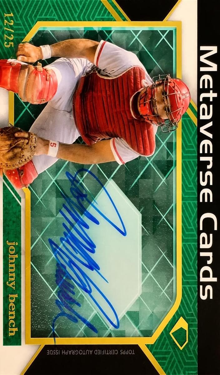 Johnny Bench 2024 topps Topps Diamond Icons