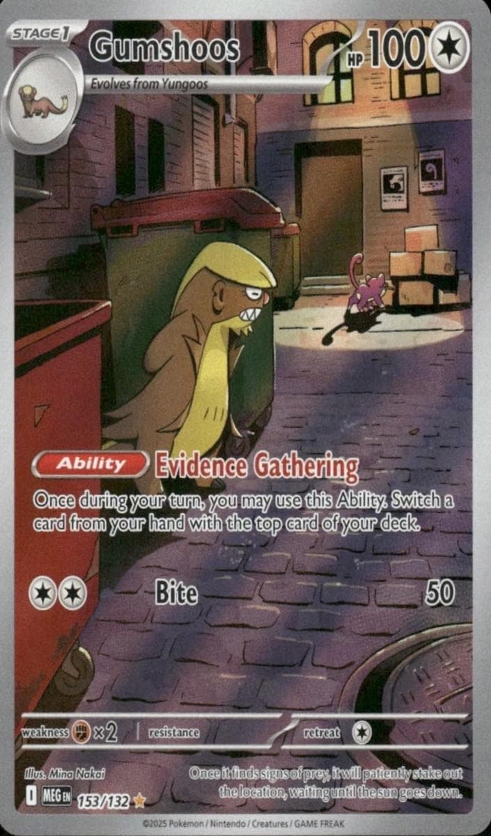Gumshoos trading card