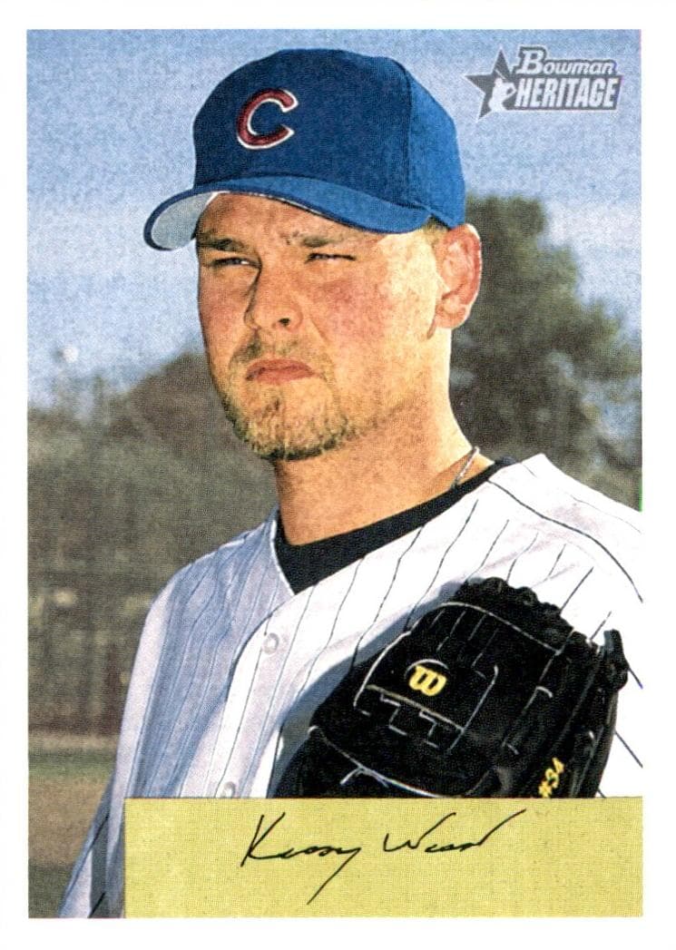 Kerry Wood 2002 bowman Bowman Heritage
