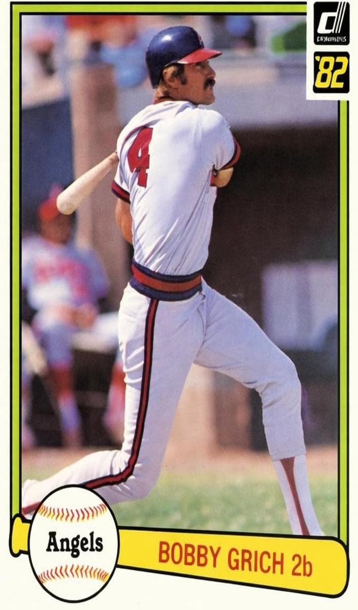 Bobby Grich trading card