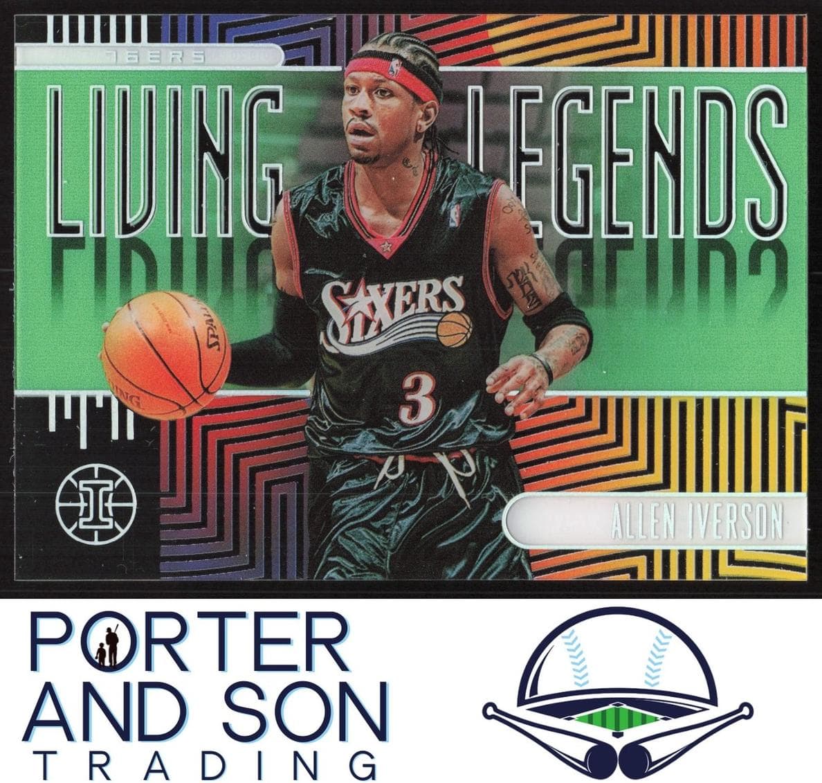 Allen Iverson 2019 panini Panini Prizm