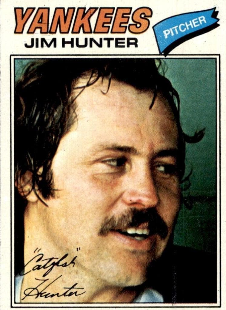 Jim Hunter 1977 topps
