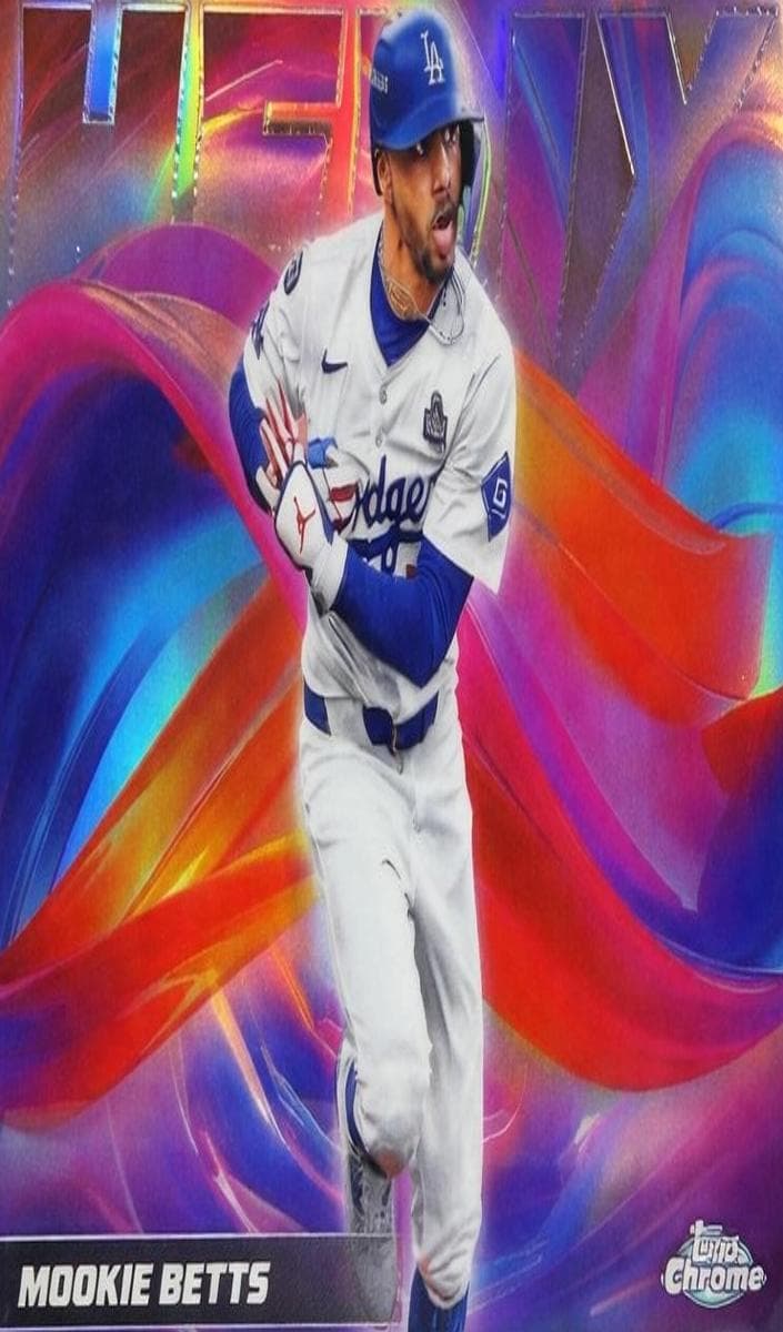 Mookie Betts 2025 topps Chrome