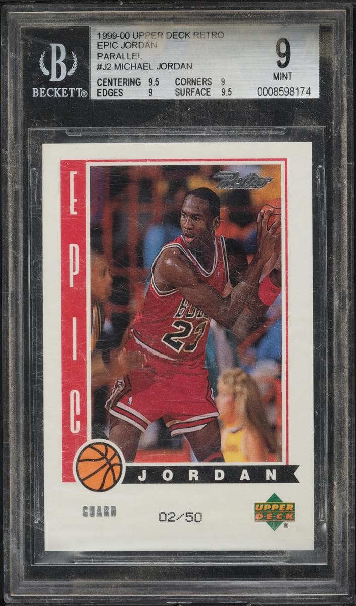 Michael Jordan 1999 upper-deck Retro