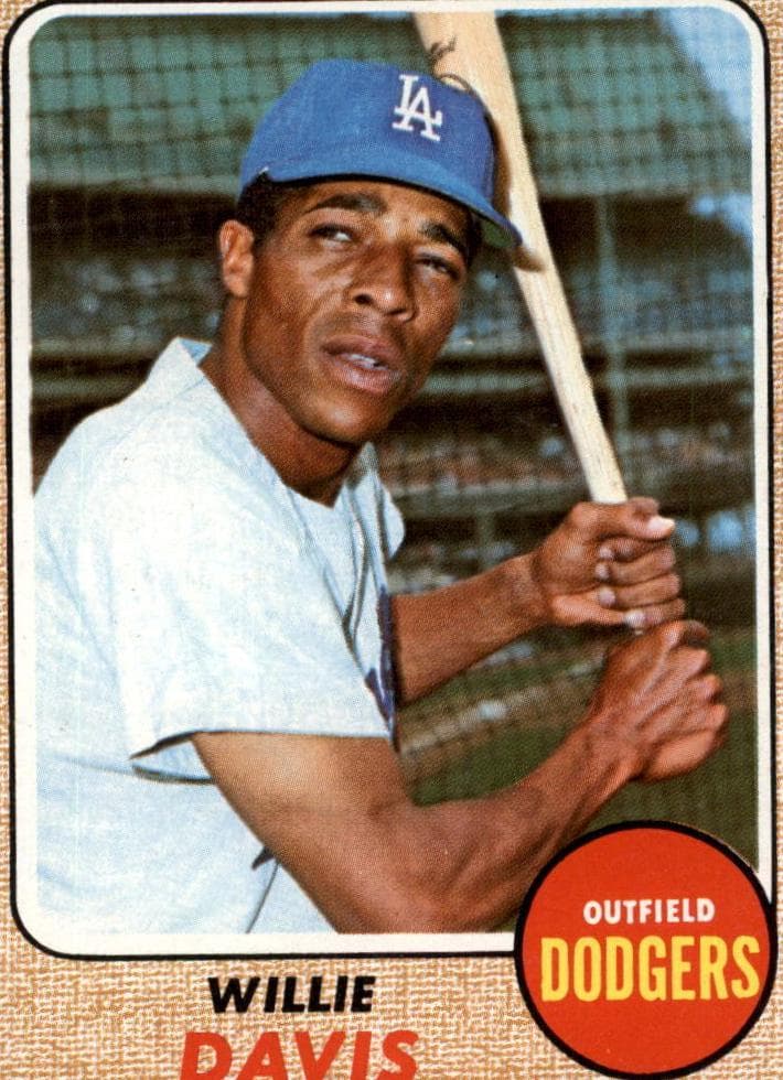 Willie Davis 1968 topps Topps