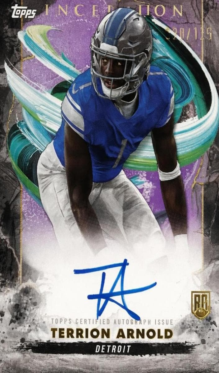Terrion Arnold 2024 topps