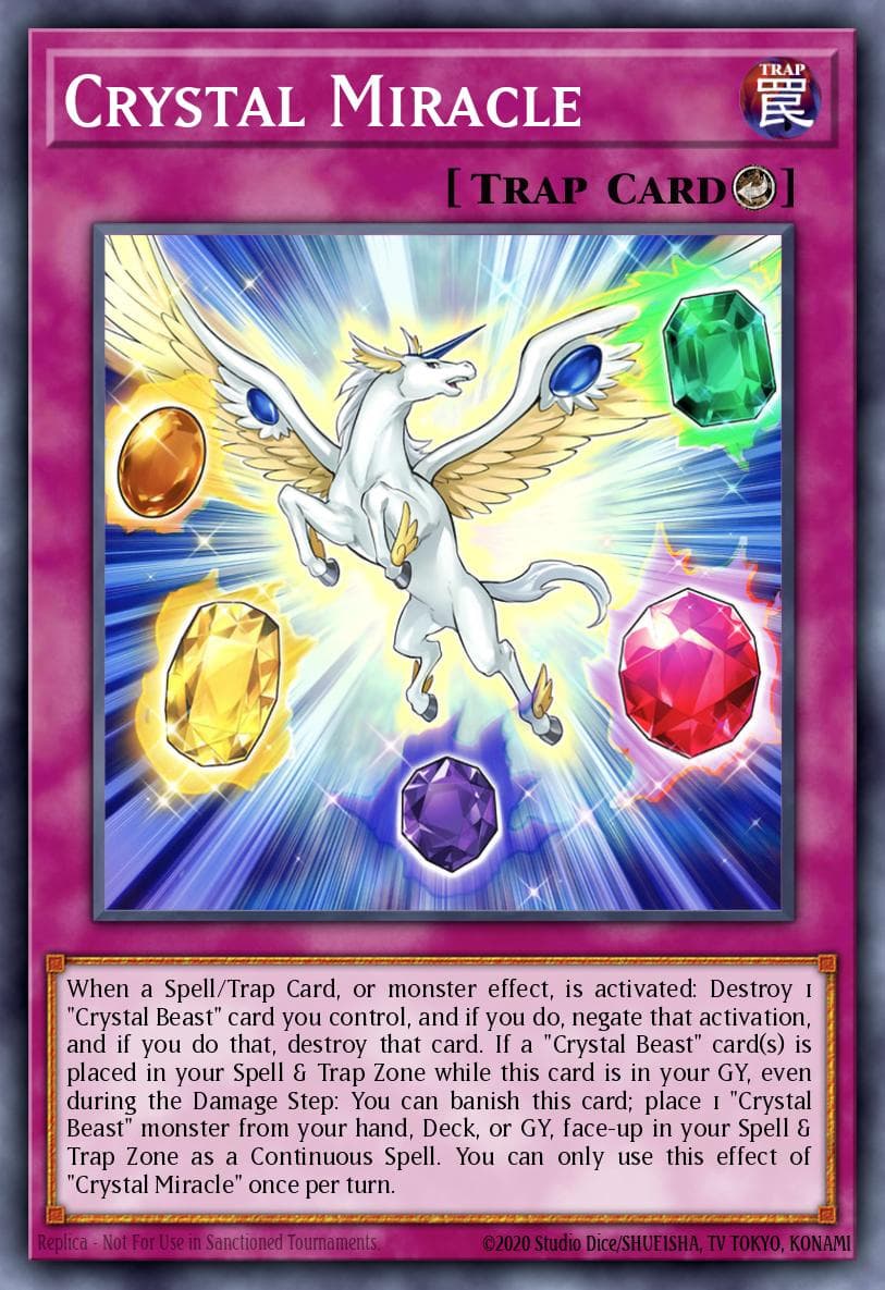 Crystal Miracle 2022 Yu-Gi-Oh! Structure Deck: Legend Of The Crystal Beasts