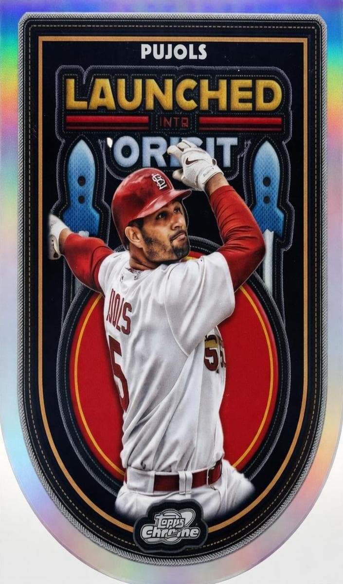 Albert Pujols 2025 topps Topps Cosmic Chrome