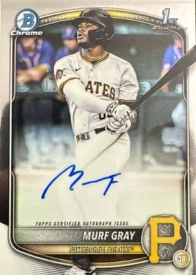 Murf Gray trading card
