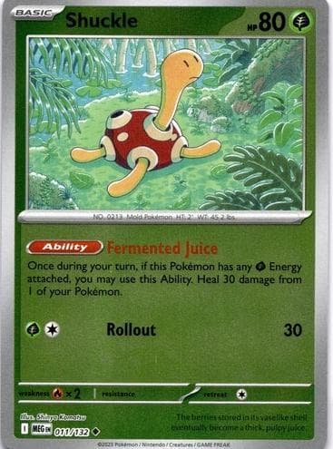 Shuckle trading card