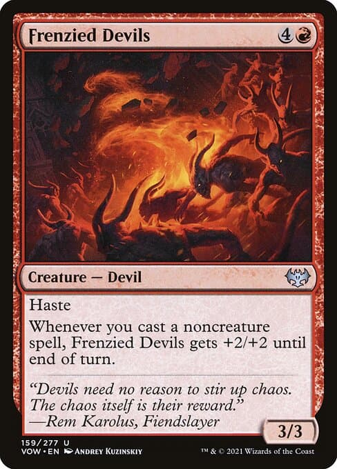 Frenzied Devils 2022 Magic: The Gathering Innistrad: Double Feature